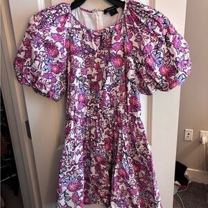 FRENCH CONNECTION WOMENS GREAT CONDITION Floral Pink and Purple Dress